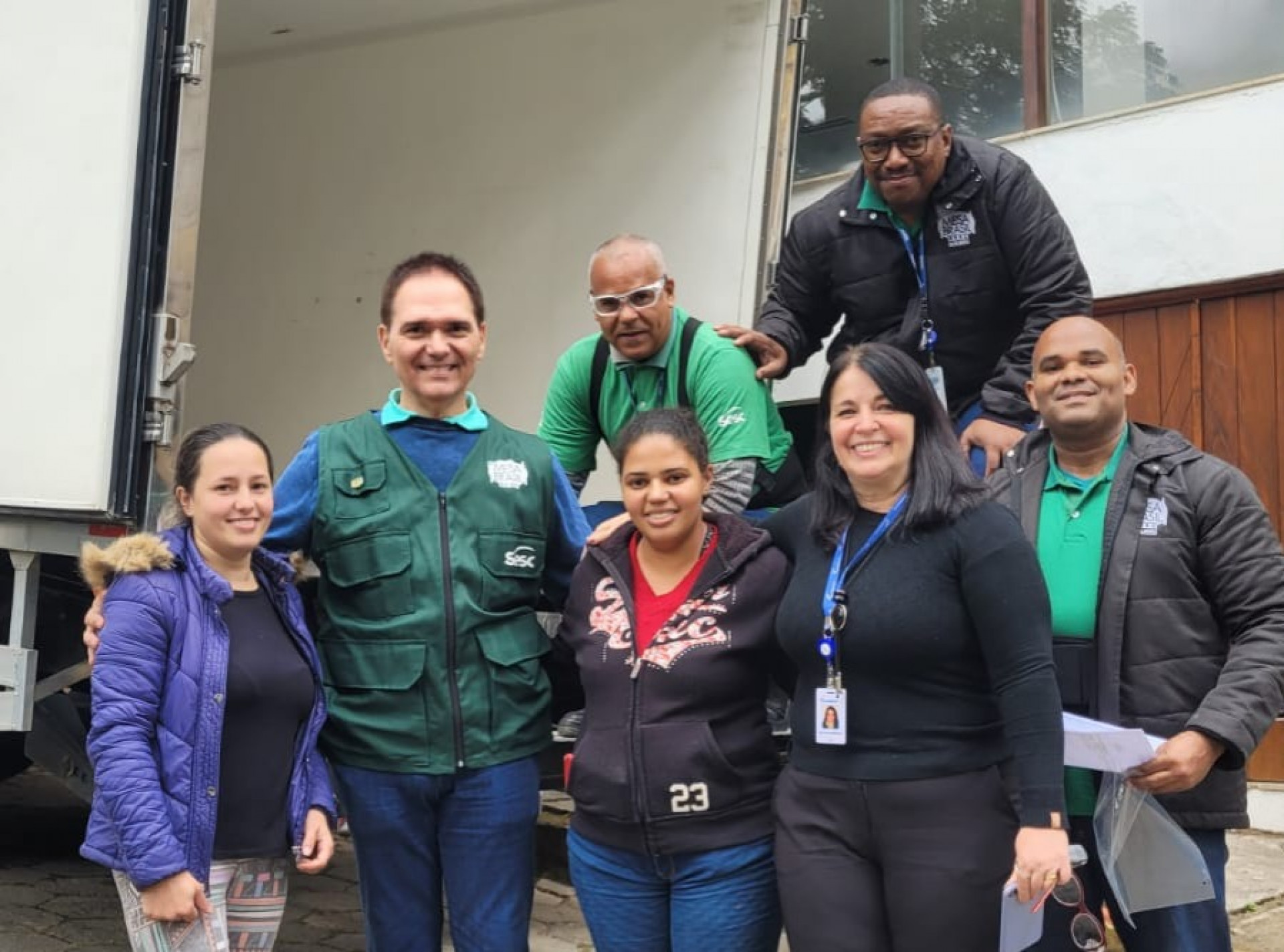Representantes do Grupo de Apoio à Criança do Caleme, creche comunitária no bairro do Caleme - Divulgação