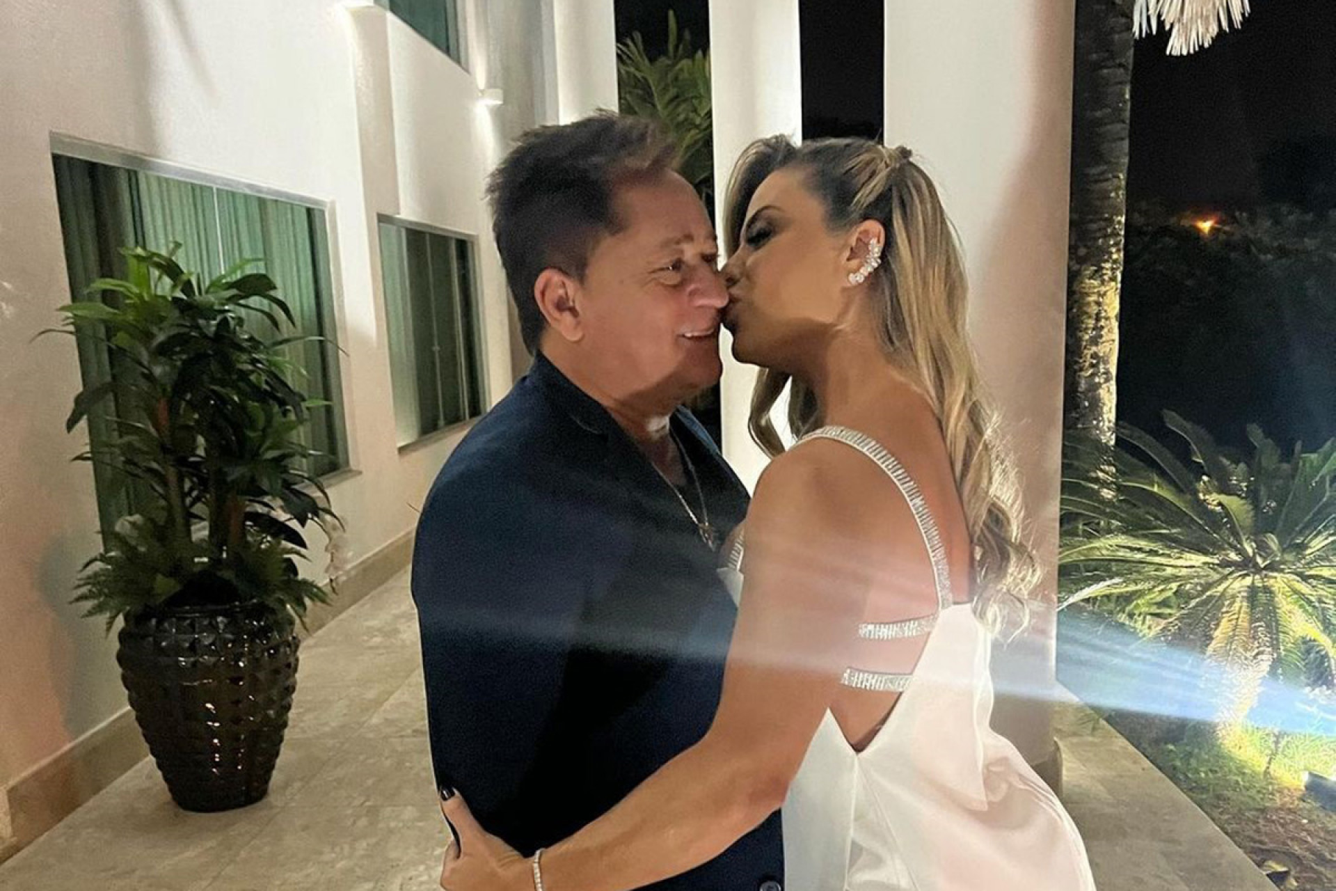 Leonardo e Poliana - Foto reprodução internet