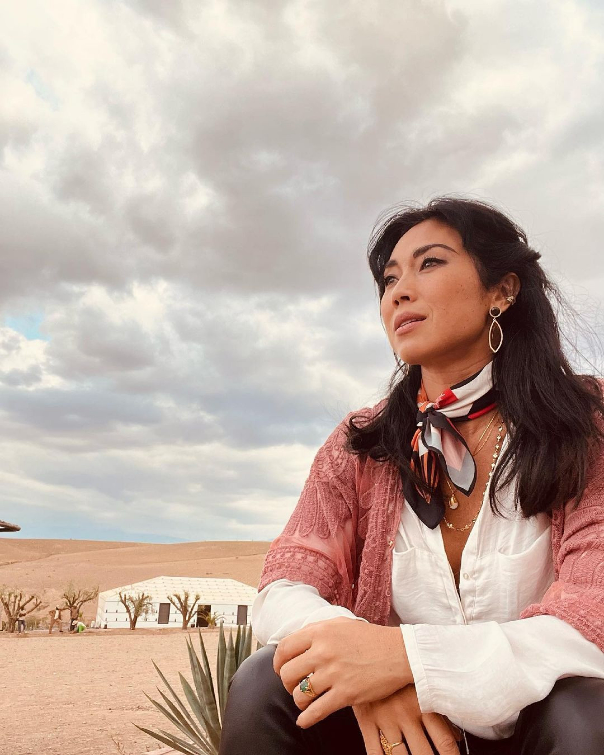 Danni Suzuki visita o Deserto de Agafay, em Marrocos - Reprodu&ccedil;&atilde;o/Instagram