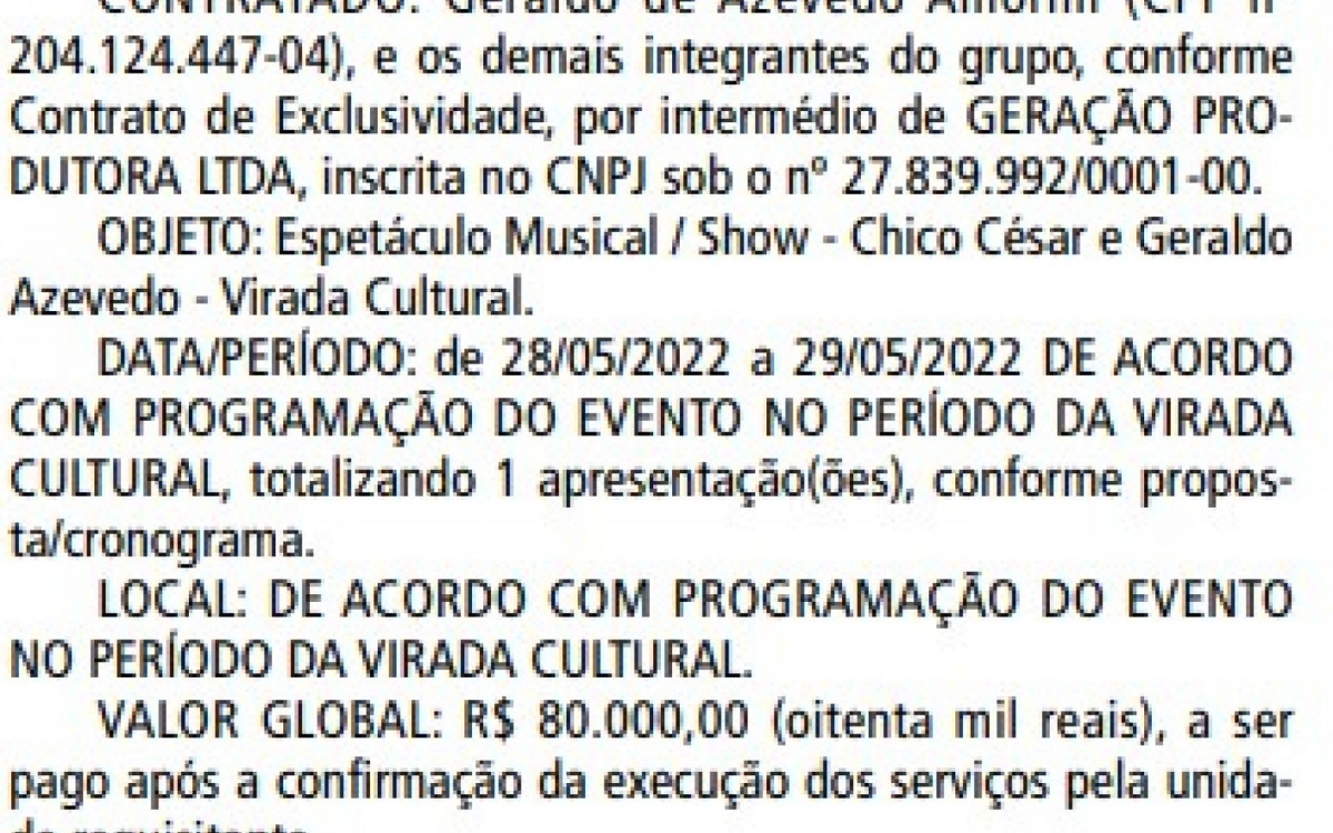 Geraldo Azevedo e Chico C&eacute;sar na Virada Cultural de S&atilde;o Paulo 