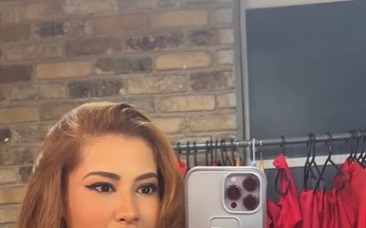 Thaynara OG muda a cor do cabelo pela primeira vez