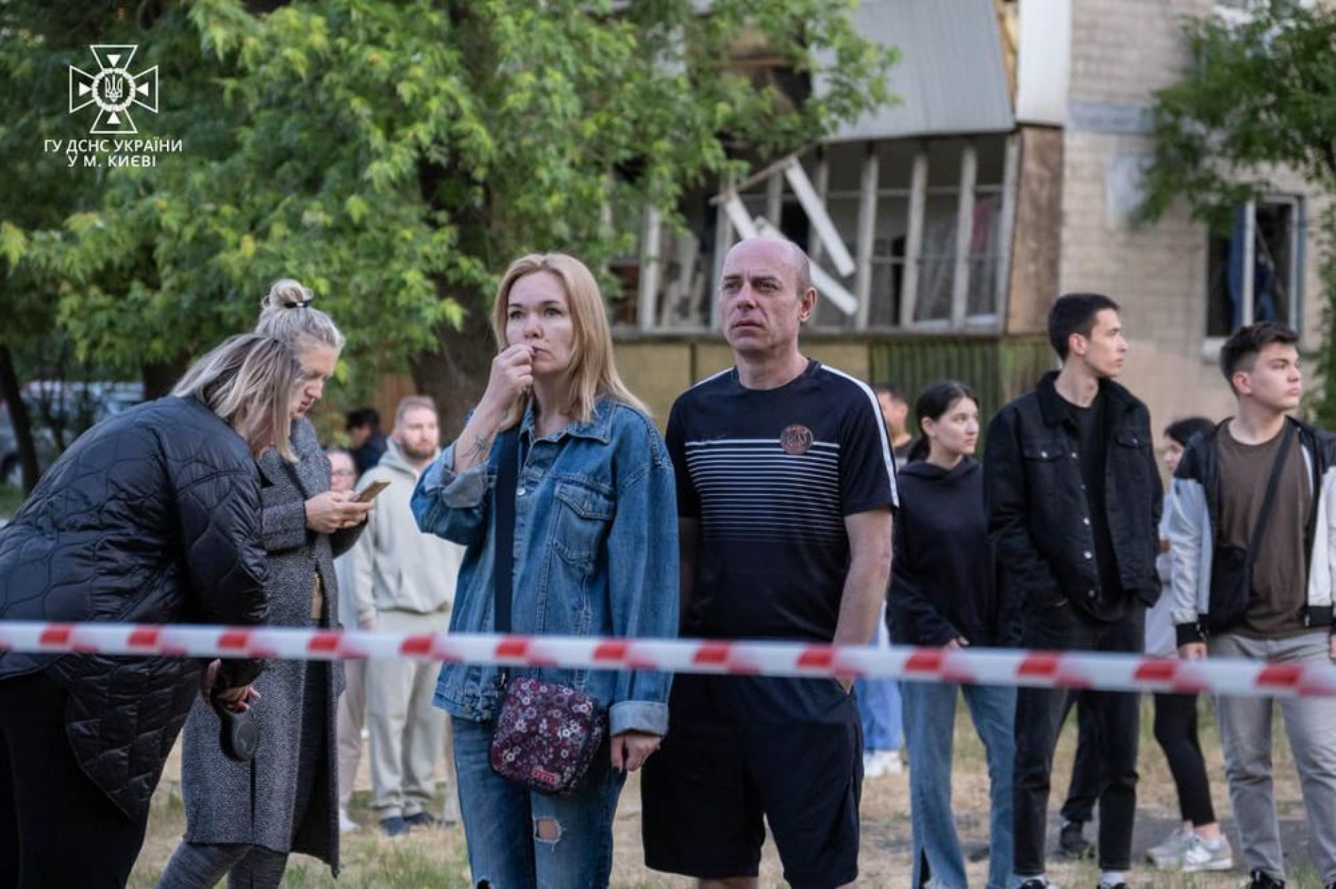 Três pessoas morreram e outras 12 ficaram feridas no ataque a capital ucraniana  - Serviço de Emergência do Estado Ucraniano/Facebook