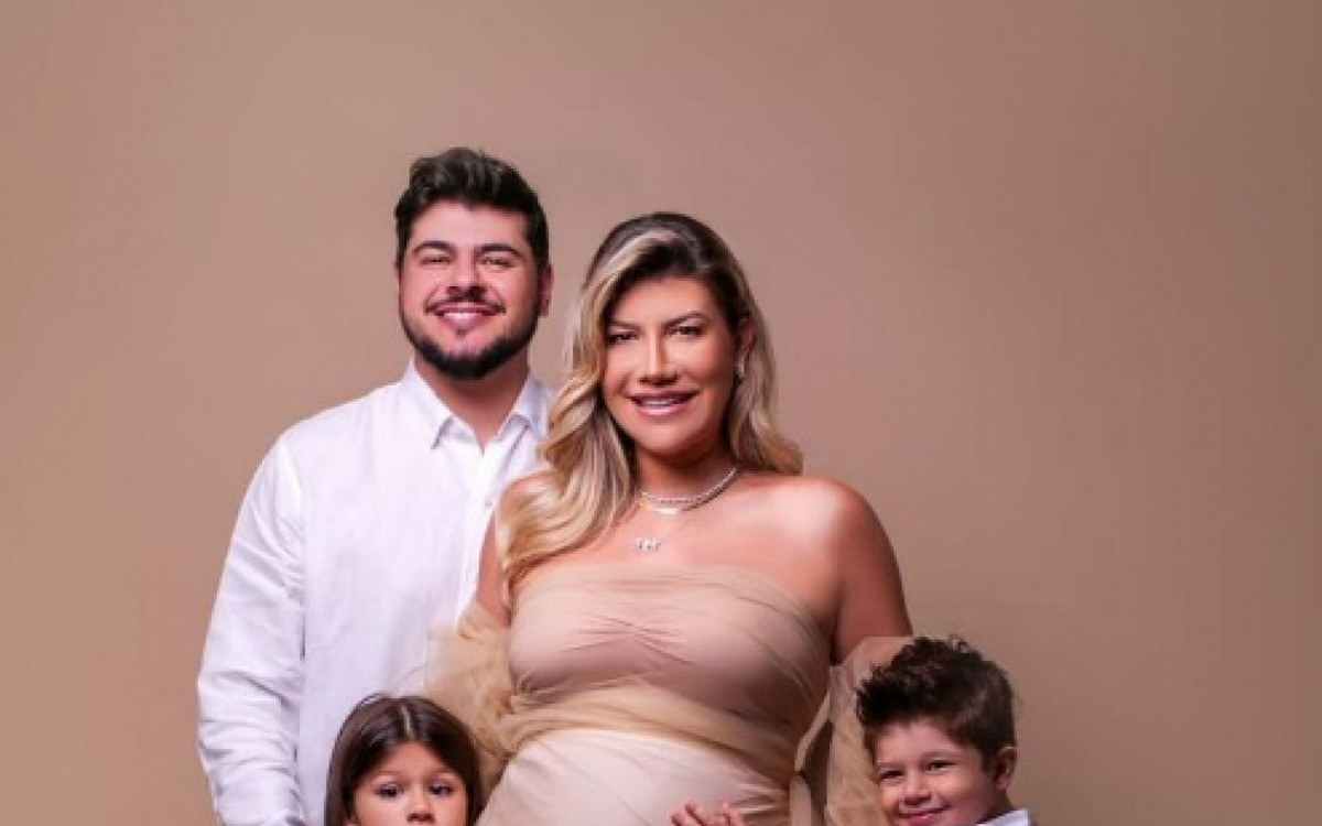  Cristiano, Paula Vaccari e os filhos