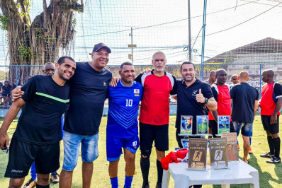 Final do campeonato de futebol para pessoas acima de 50 anos em Mesquita