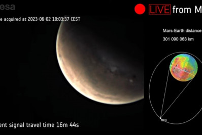 Agência Espacial Europeia transmite 'live' do planeta Marte nesta sexta-feira