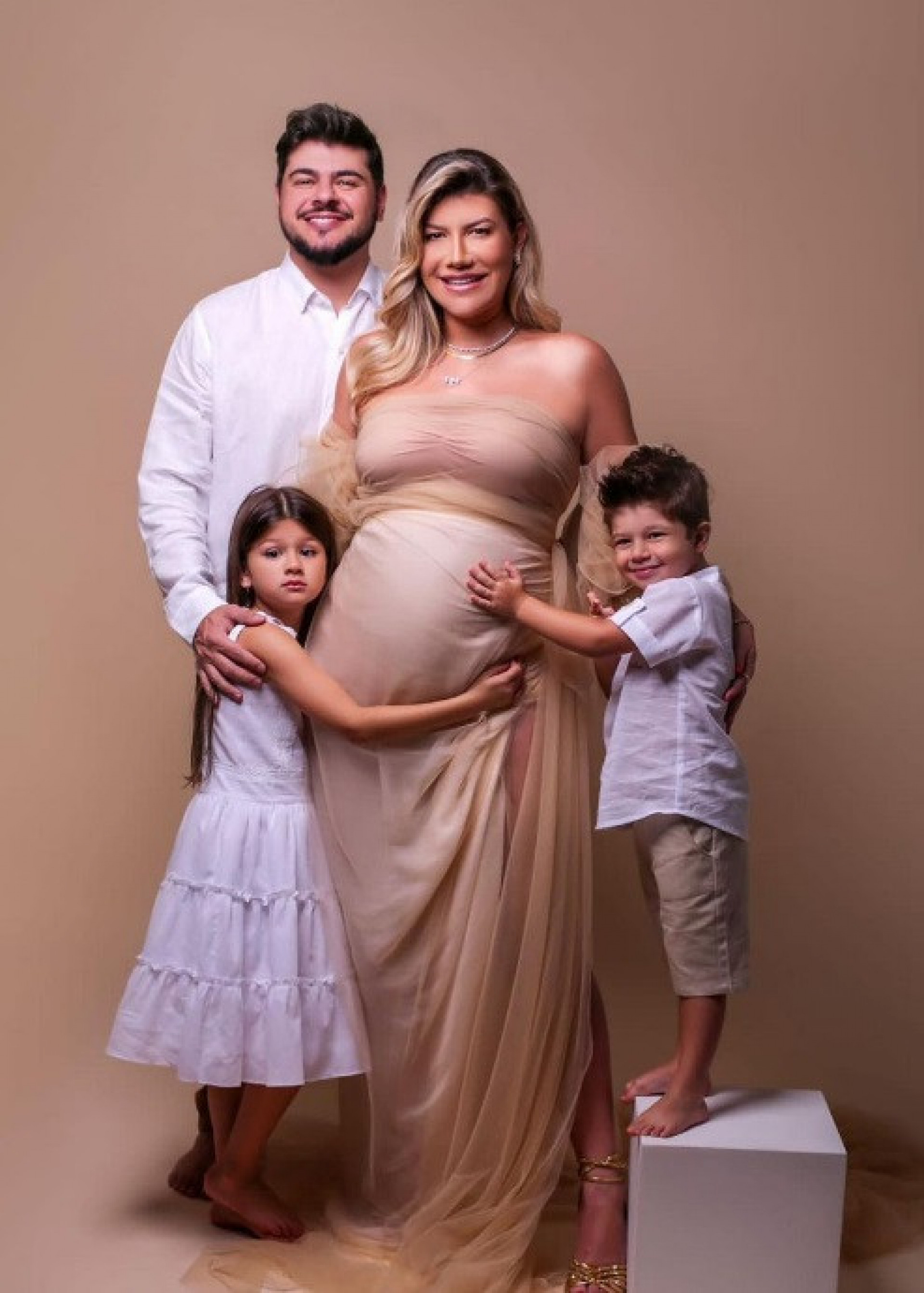  Cristiano, Paula Vaccari e os filhos - Reprodução do Instagram