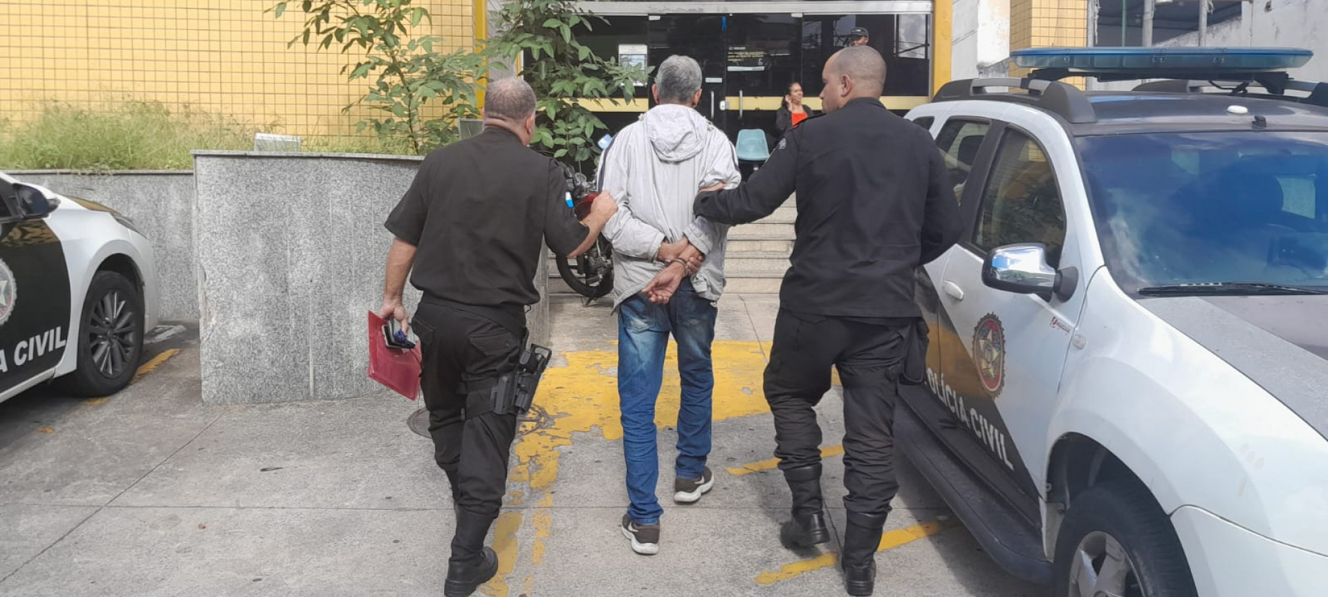 Marcelo Alexandre da Silva Martins foi conduzido preso para a 57ª DP - Divulgação