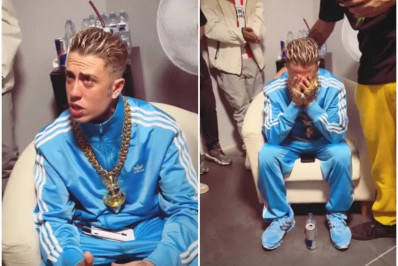 MC Daniel se emociona e chora antes de fazer seu primeiro show em Portugal