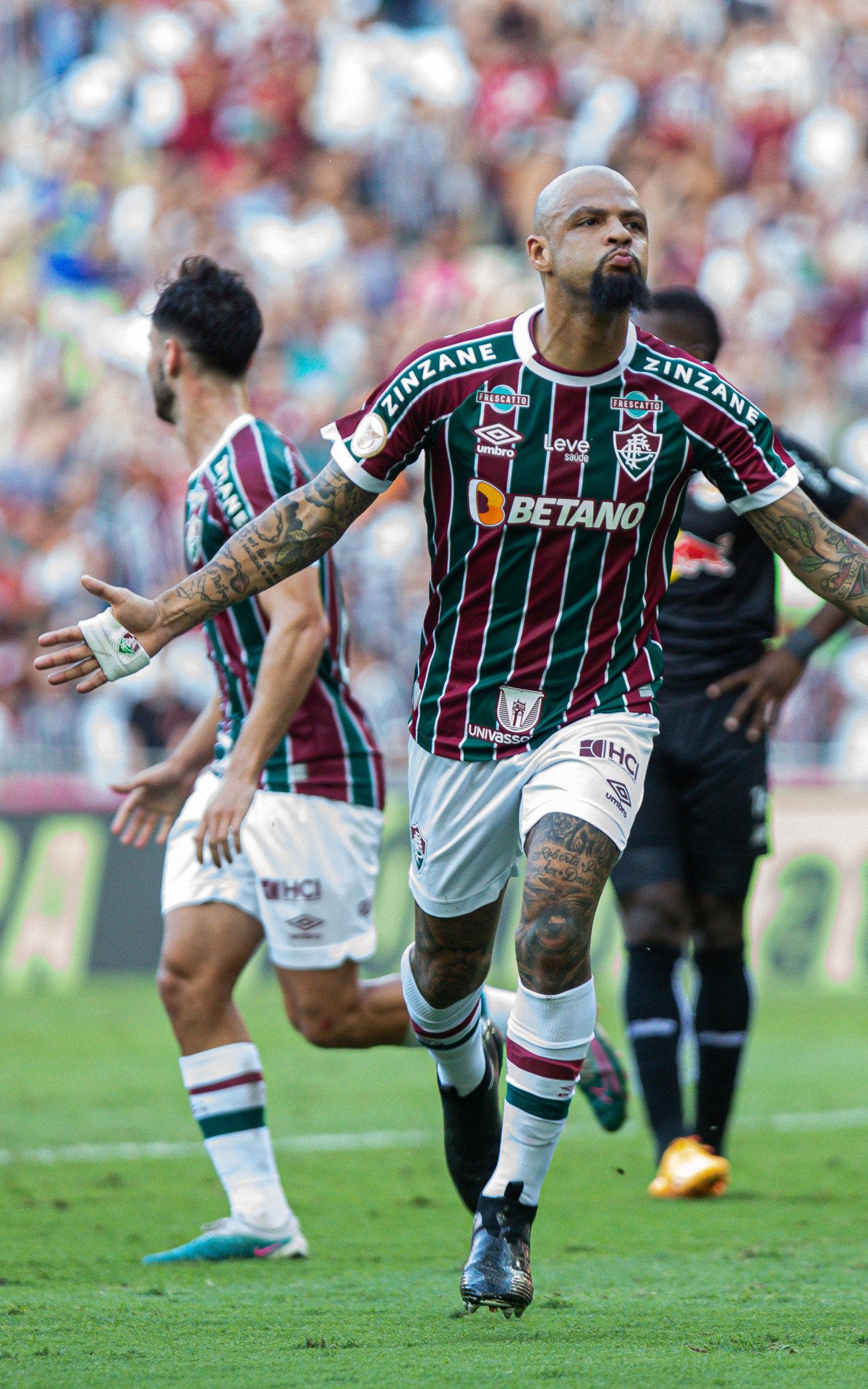 Campeonato Brasileiro partida válida pelo 9ª rodada entre Fluminense e Bragantino no Maracanã no Rio de Janeiro. Neste Domingo (04). - Marcelo Gonçalves/Fluminense FC