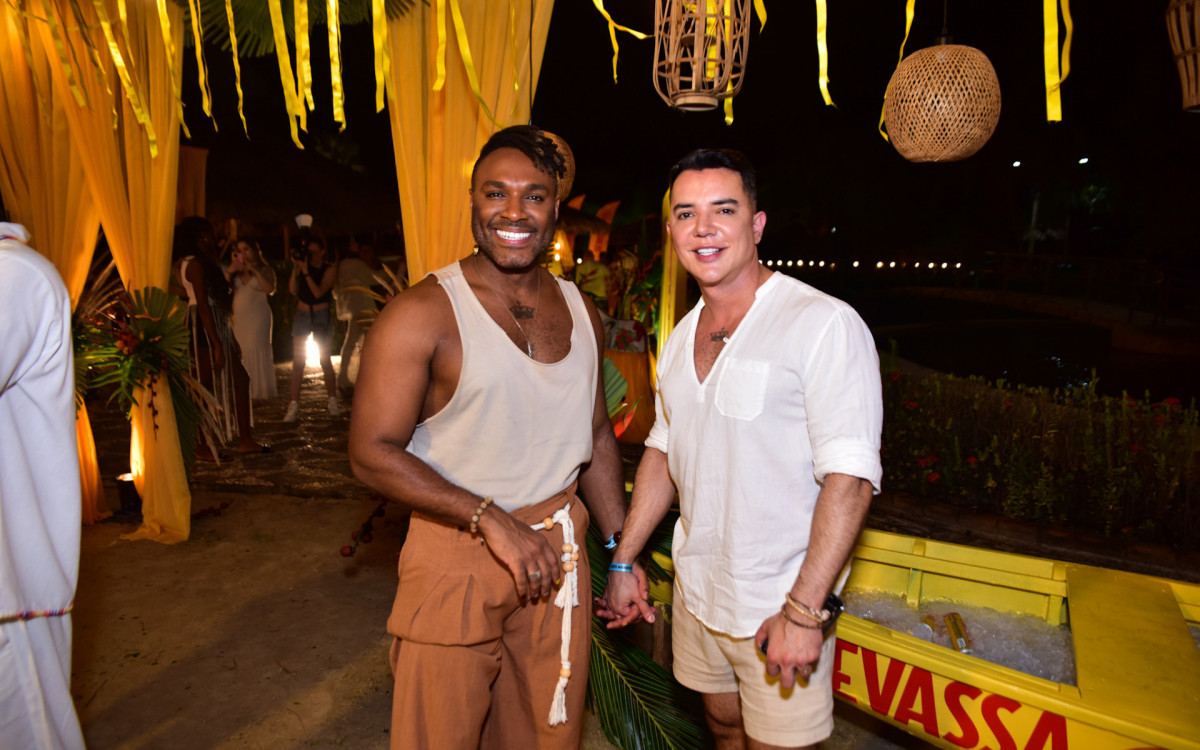 Fred Nicácio e o marido, Fabio Gelonese