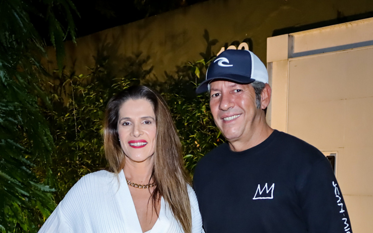 Ingrid Guimar&atilde;es e o marido, Ren&ecirc; Machado