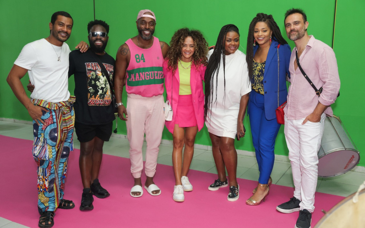 Douglas Silva, Thiago Tomé, Aline Borges, Carla Cristina Juliana Alves e Alex Nadher  