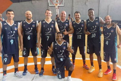 Angra Basquete Máster+40 vence AVBN Niterói
