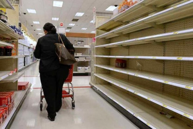 Falta de produtos básicos nas prateleiras dos supermercados atinge maior alta do ano