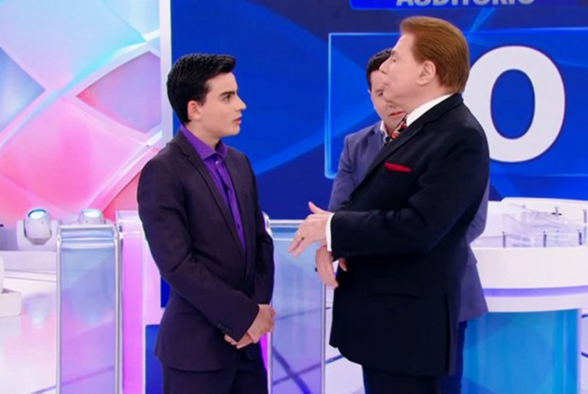 Silvio Santos e Dudu Camargo - Foto reprodução Internet