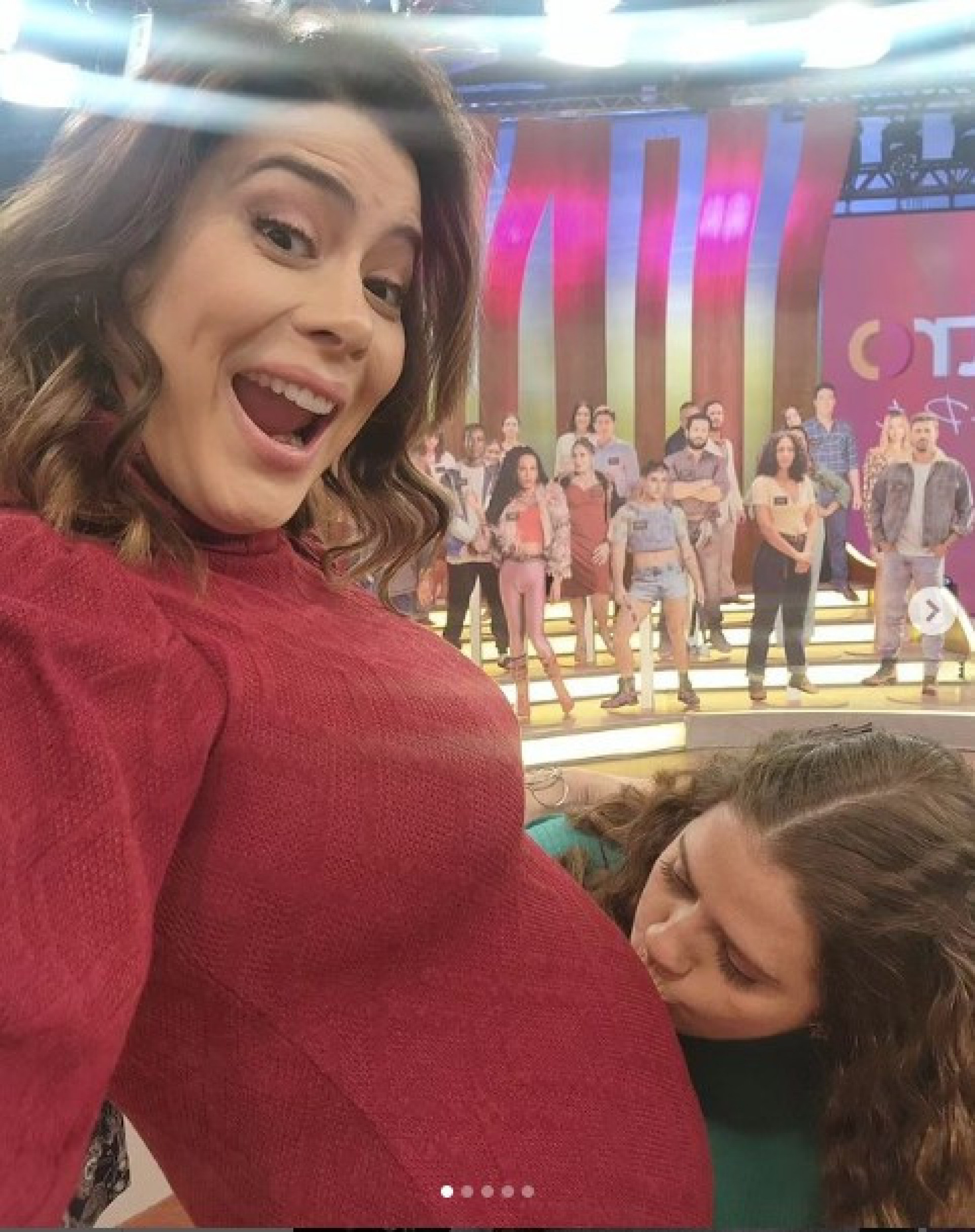 Tati Machado e Michelle Loreto no 'Encontro' - Reprodução/Instagram