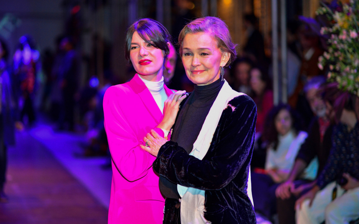 J&uacute;lia Lemmertz e a filha