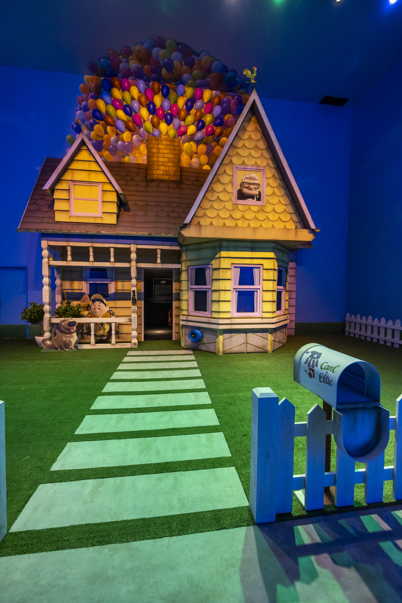 Sala 'Up- Altas Aventuras' na exposi&ccedil;&atilde;o Mundo Pixar   - B12 Filmes / DivulgaÃ§Ã£o