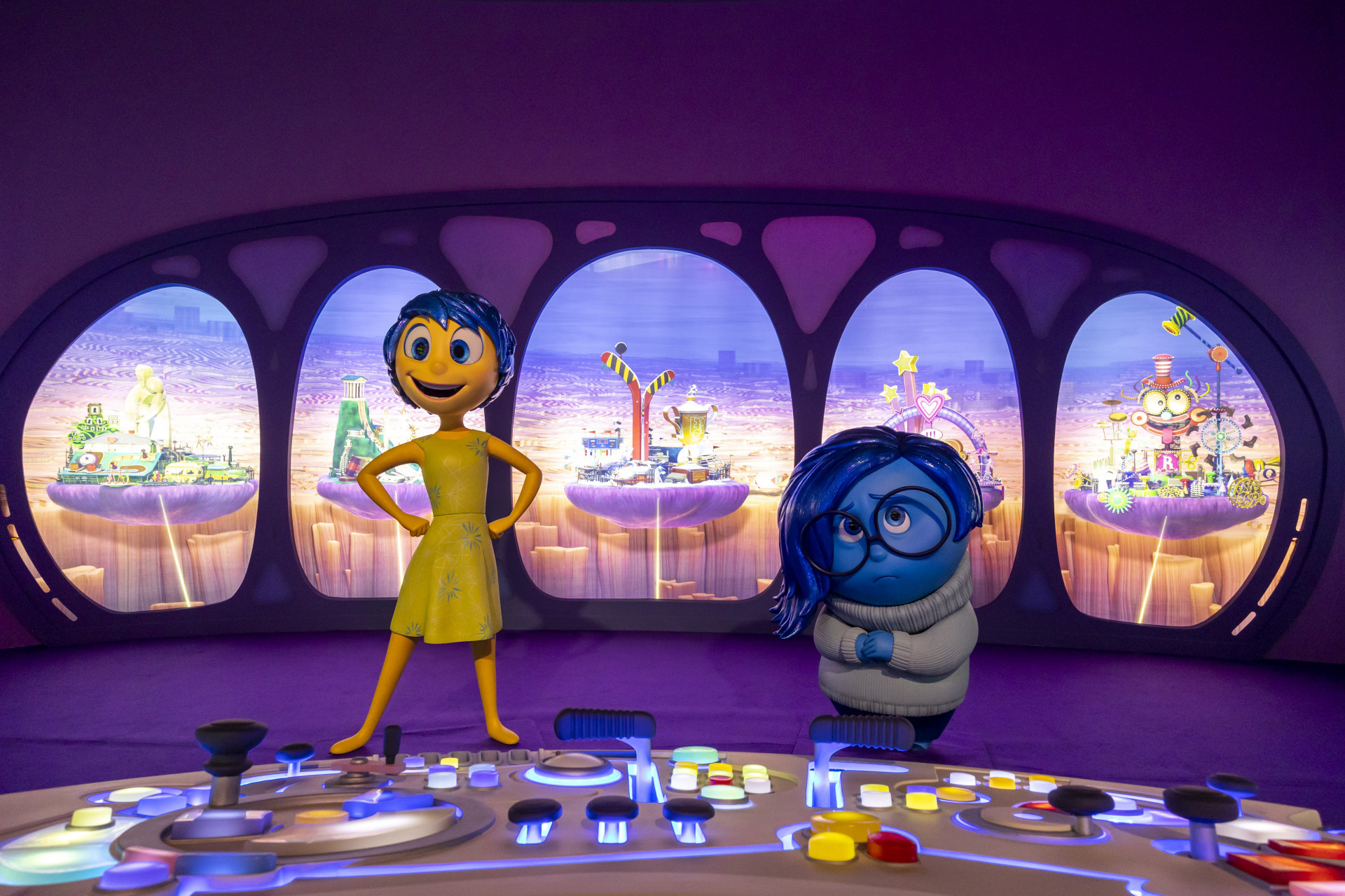 Sala 'Divertida Mente' &eacute; outra atra&ccedil;&atilde;o da mostra 'Mundo Pixar' - fotos B12 Filmes / Divulga&ccedil;&atilde;o