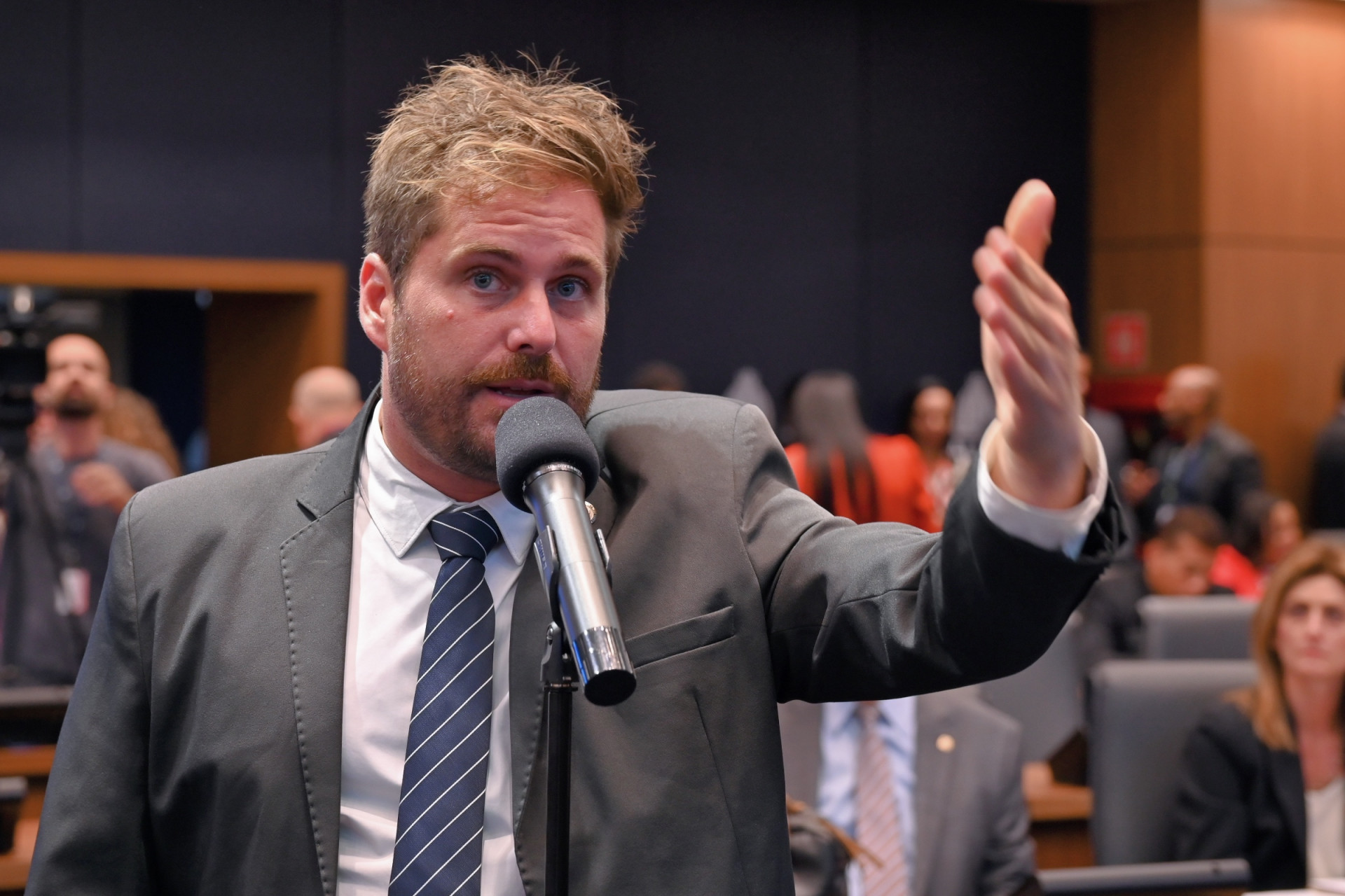 O deputado estadual Thiago Gagliasso (PL) - Julia Passos / Alerj