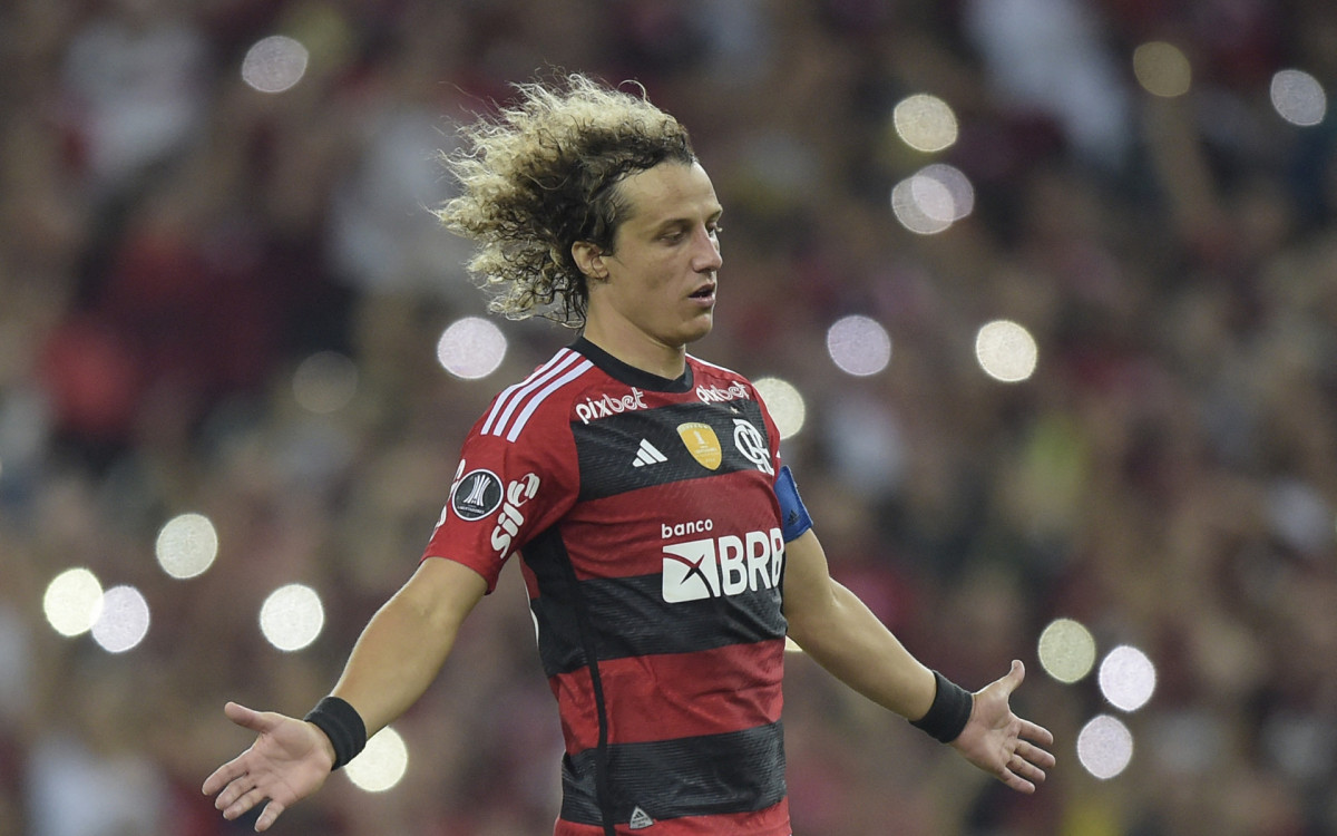 David Luiz &eacute; zagueiro do Flamengo