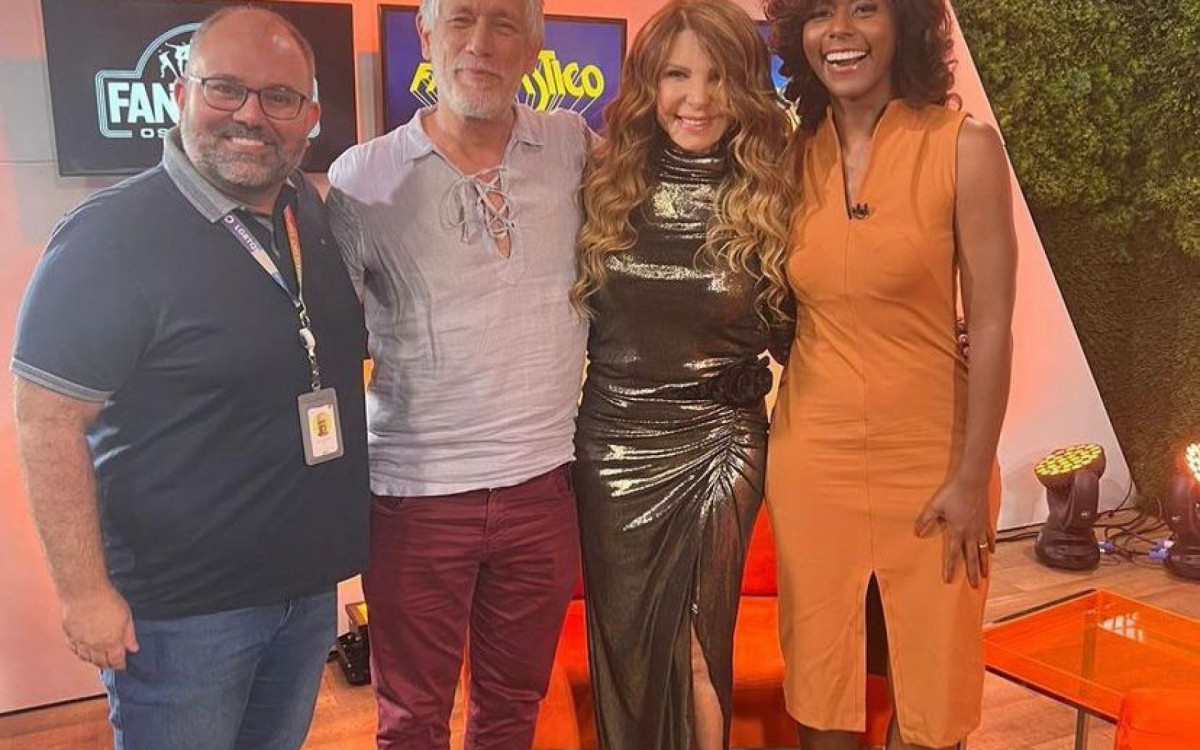 Maju Coutinho surge com os cabelos escovados e internautas fazem compara&ccedil;&atilde;o com Gl&oacute;ria Maria