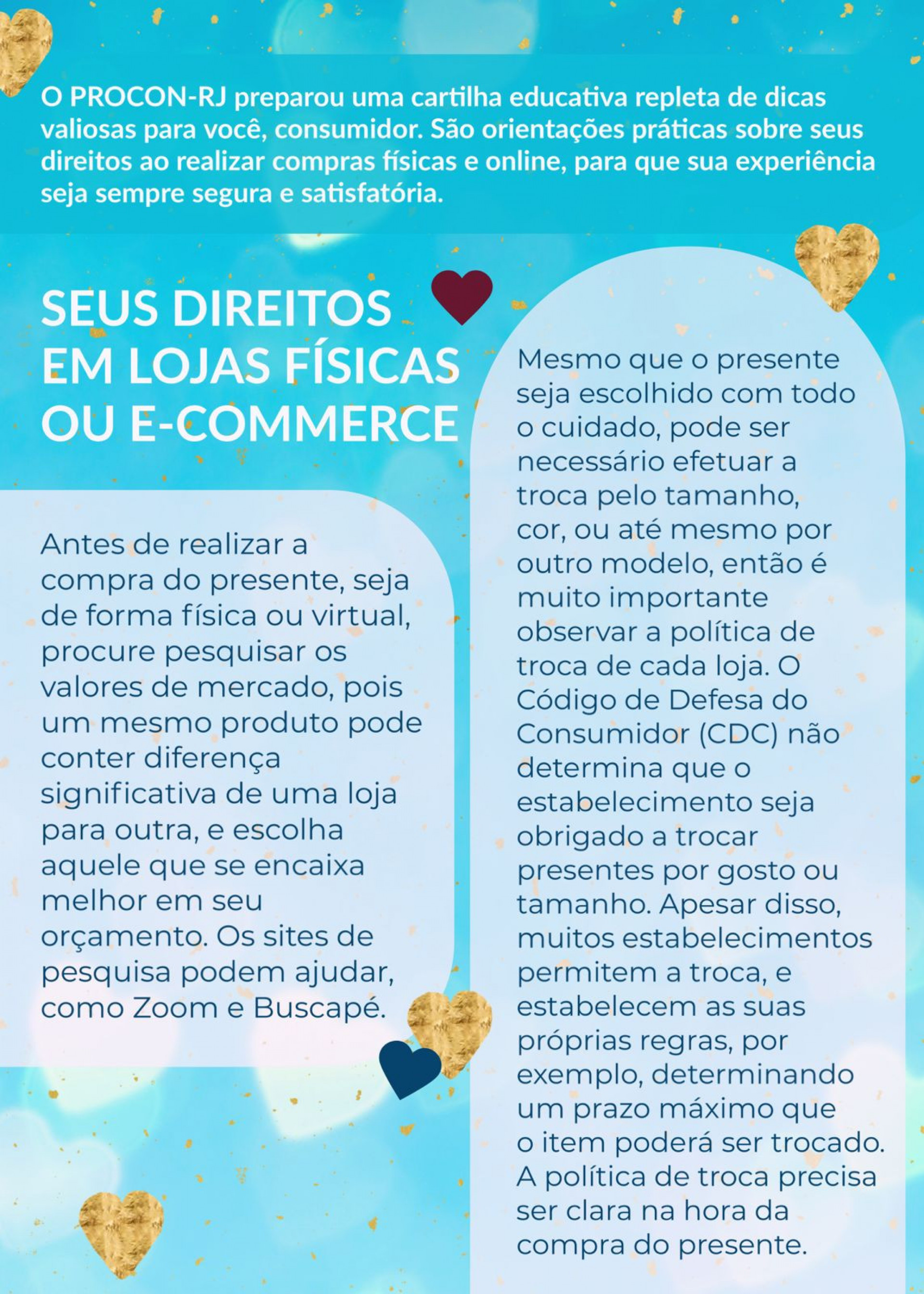 Cartilha com dicas para o dia dos namorados - Divulgação/Procon-RJ