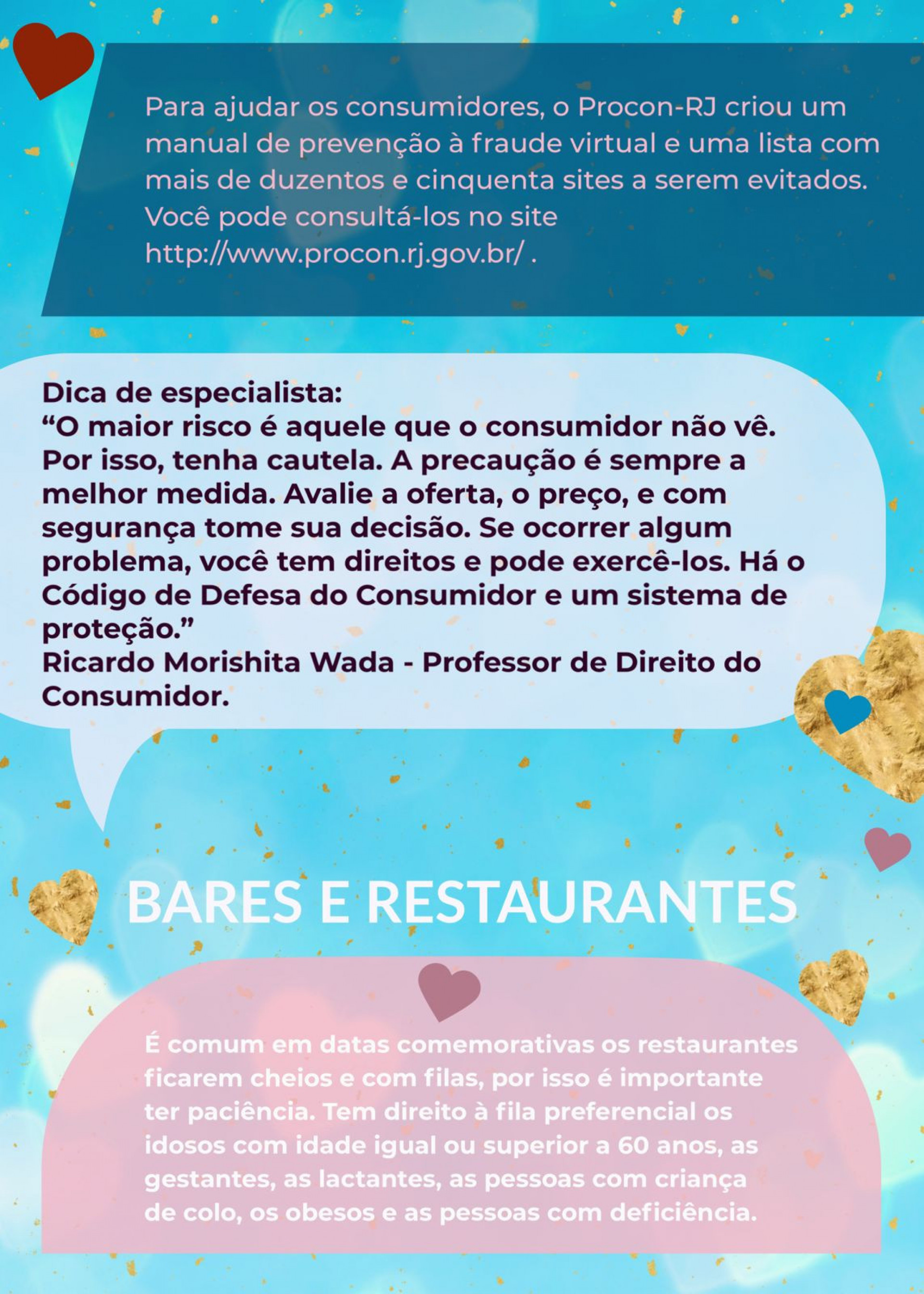 Cartilha com dicas para o dia dos namorados - Divulgação/Procon-RJ