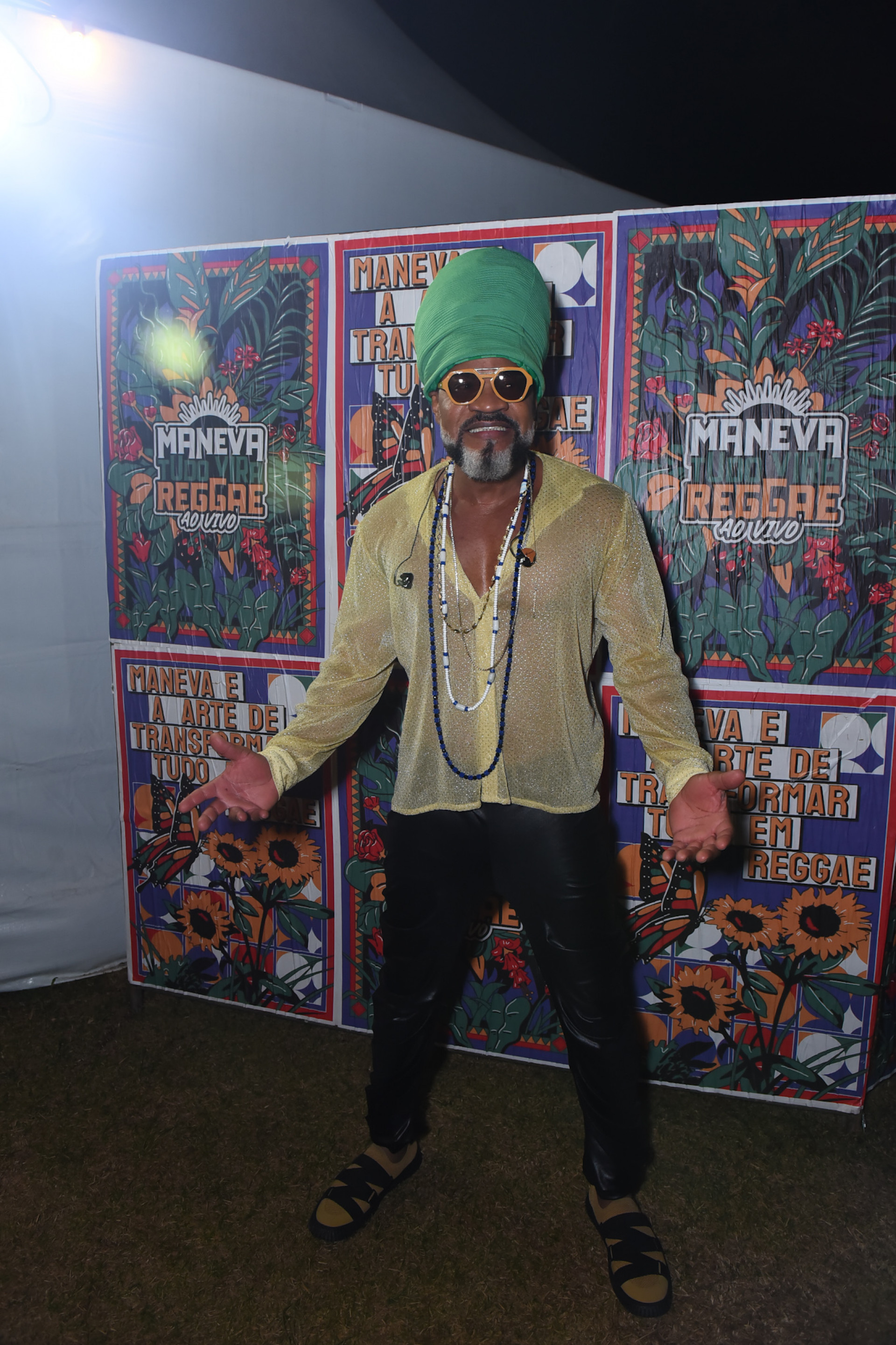 Carlinhos Brown participa da gravação do DVD da banda Maneva - Marcelo / Agnews