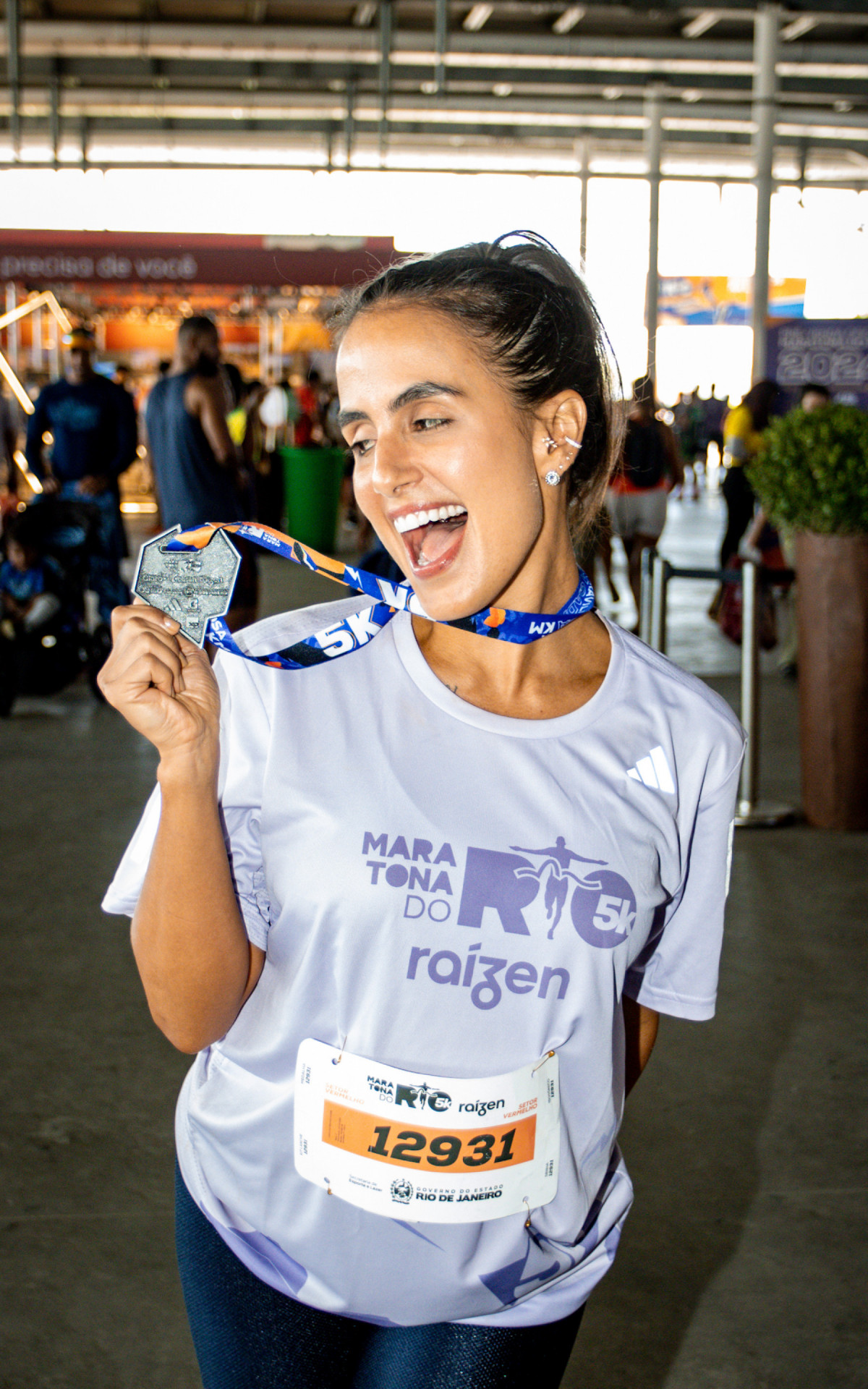 Carol Peixinho participa da Maratona do Rio 