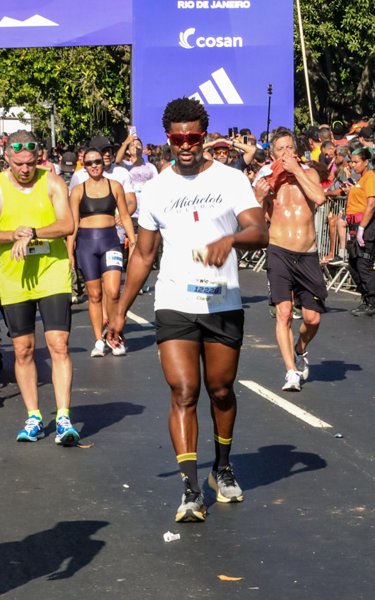 David Junior participa da Maratona do Rio 