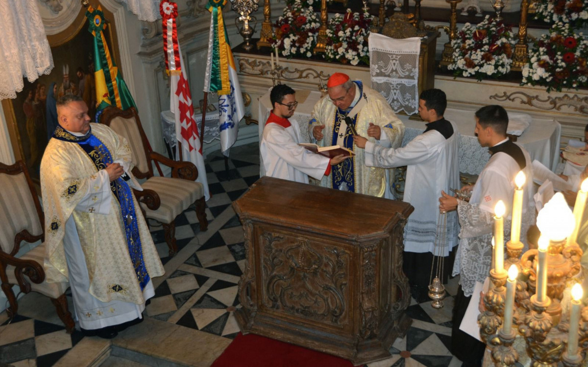 Igreja de Nossa Senhora da Lapa dos Mercadores, no Centro do Rio, foi reaberta neste sábado (10) - Divulgação Arquidiocese
