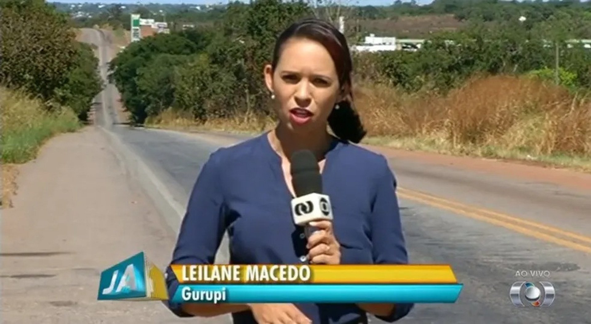 Leilane Macedo foi repórter e apresentadora da TV Anhanguera, em Gurupi - Reprodução/TV Anhanguera