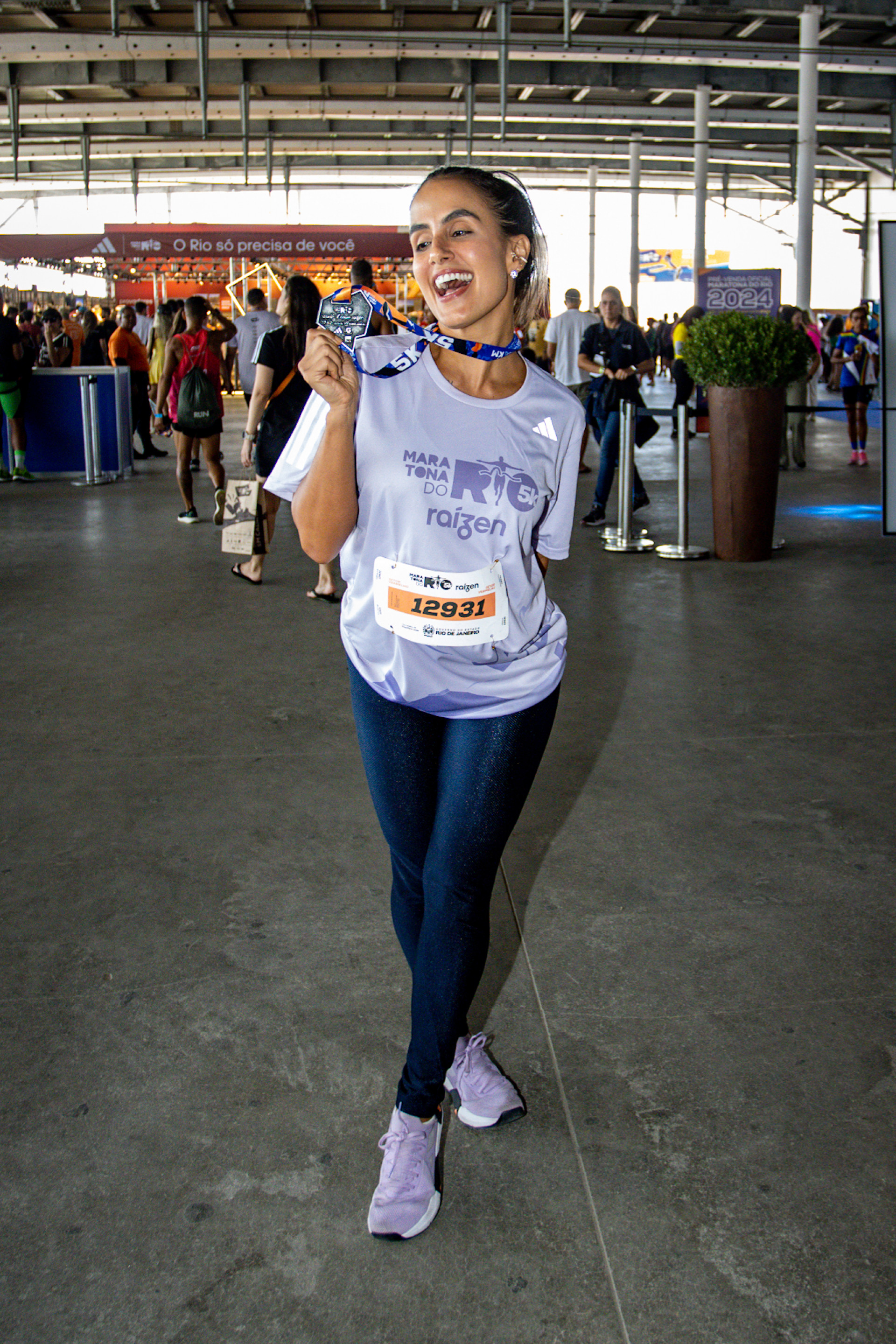 Carol Peixinho participa da Maratona do Rio  - Victor Chapetta / Agnews