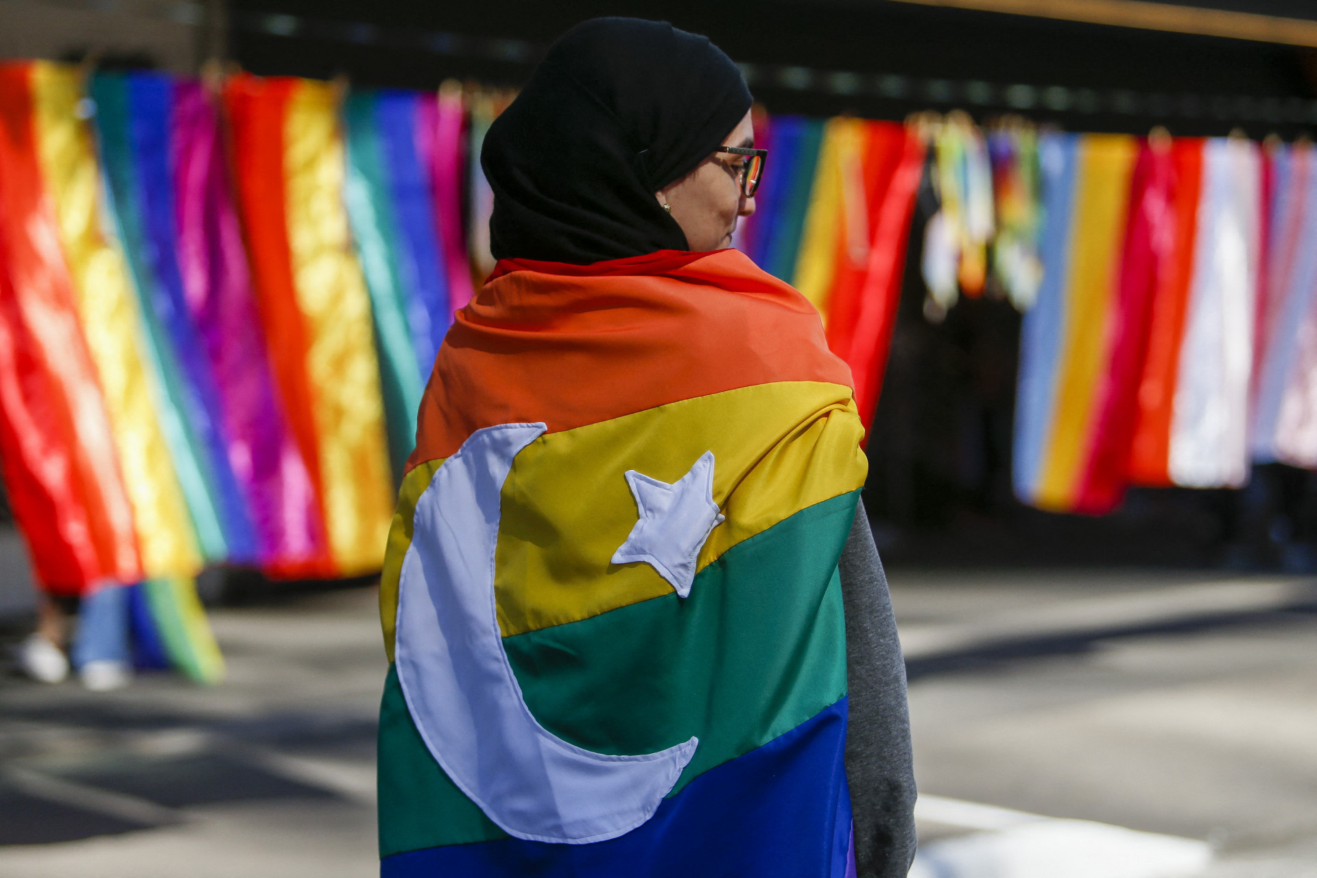  27ª Parada do Orgulho LGBT+ acontece neste domingo na Avenida Paulista, em São Paulo - AFP