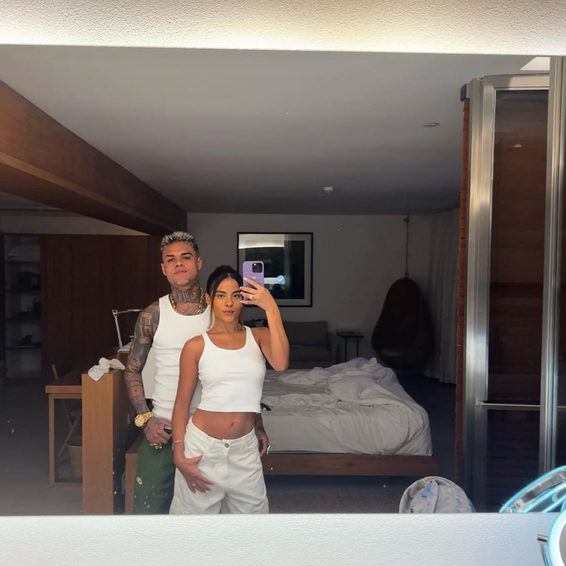 MC Cabelinho e Bella Campos - Reprodução / Instagram