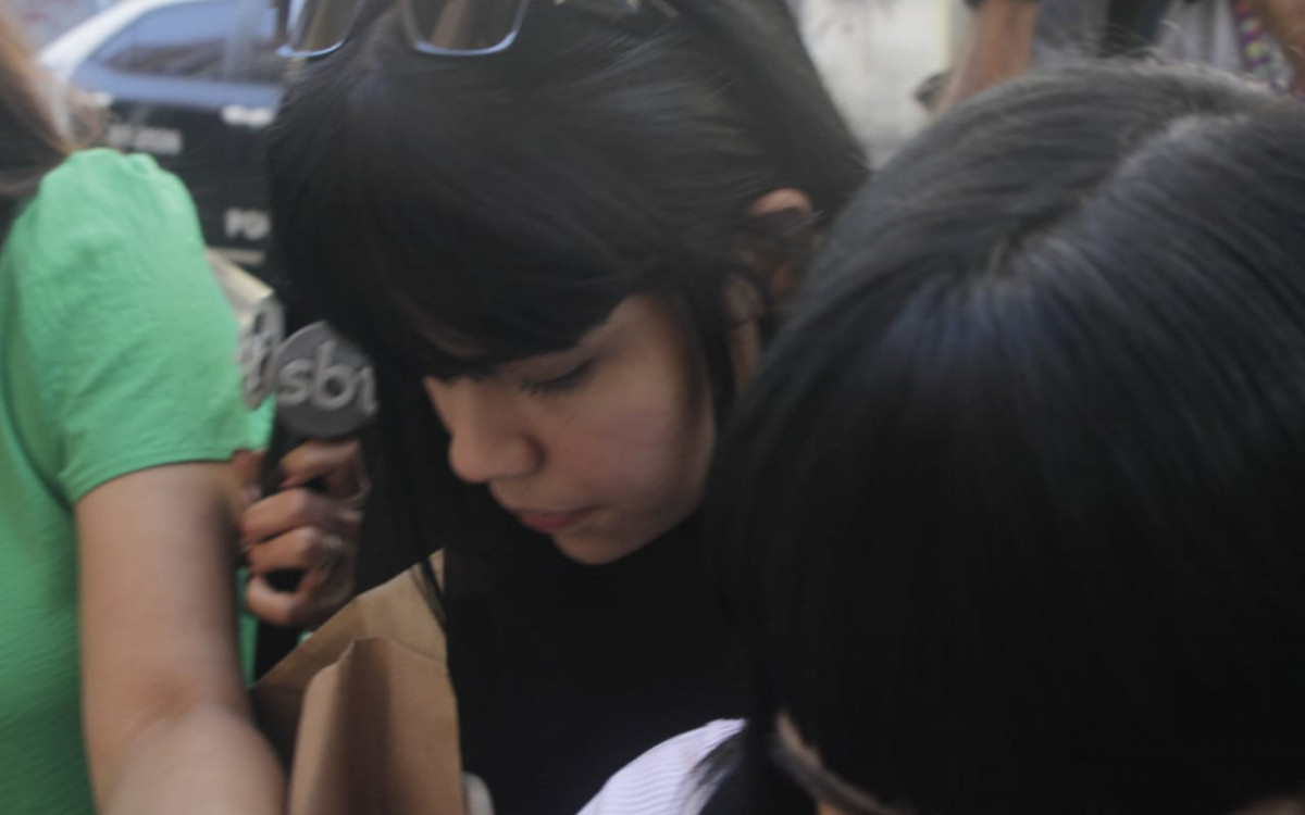  As influenciadoras Kérollen Cunha e Nancy Gonçalves compareceram na Decradi nesta segunda-feira (12)  - Marcos Porto/Agência O Dia