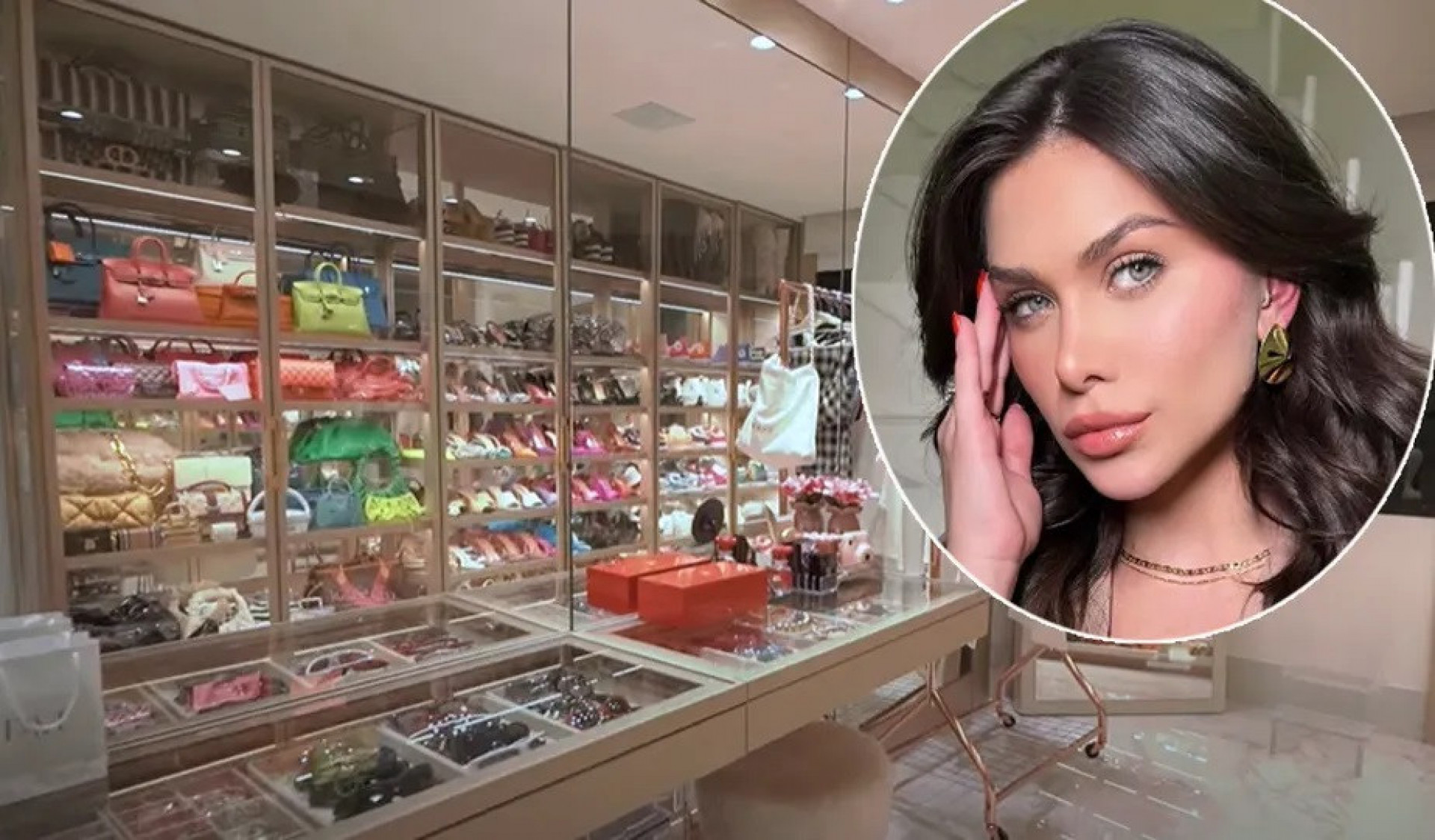 Flavia Pavanelli impressiona ao mostrar closet luxuoso - Reprodução / YouTube
