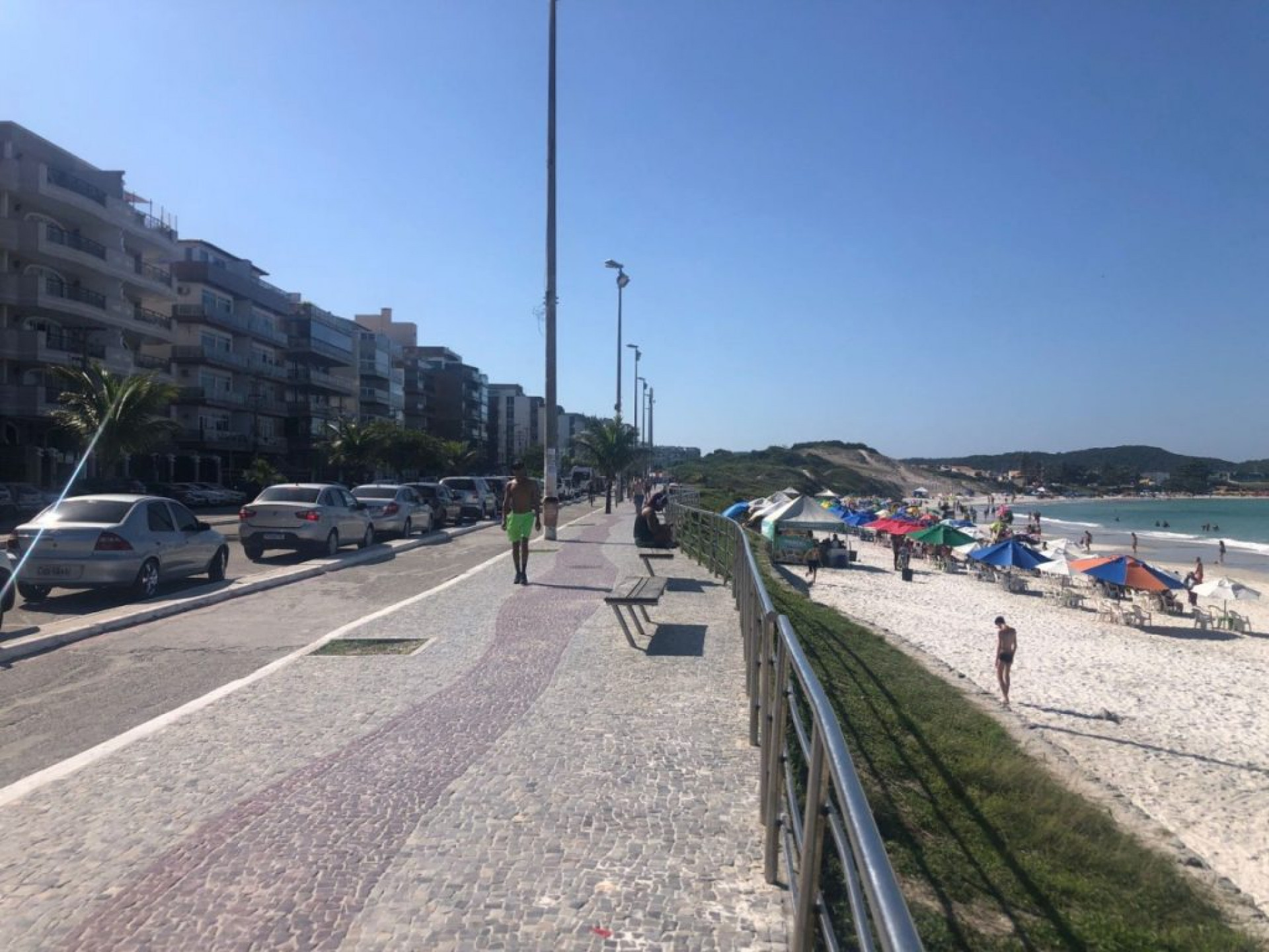 A temperatura da água está em torno de 23°C, convidativa para um mergulho refrescante. - João Víctor Oliveira (RC24h)