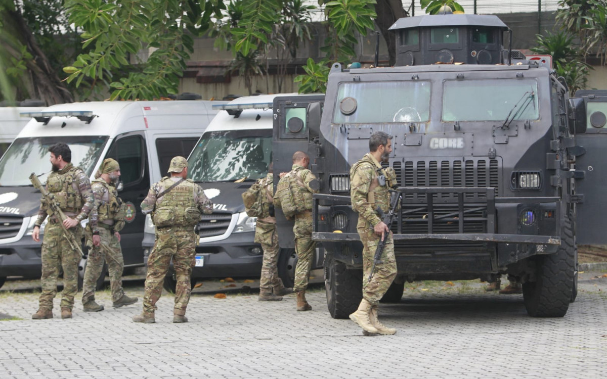 A operação da DDSD contou com apoio da Core - Reginaldo Pimenta/Agência O DIA
