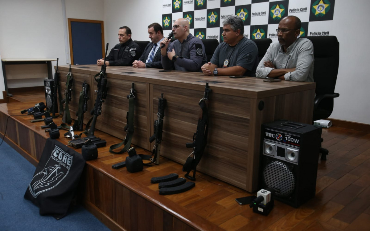 Em coletiva realizada nesta terça-feira (13), a Polícia Civil divulgou a prisão do traficante \