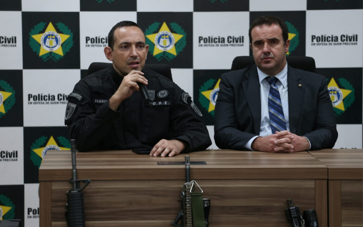 Em coletiva realizada nesta terça-feira (13), a Polícia Civil divulgou a prisão do traficante \