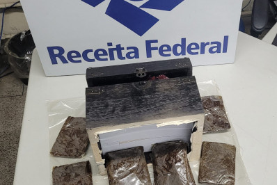 Receita Federal apreende mais de R$ 331 mil em haxixe no Galeão