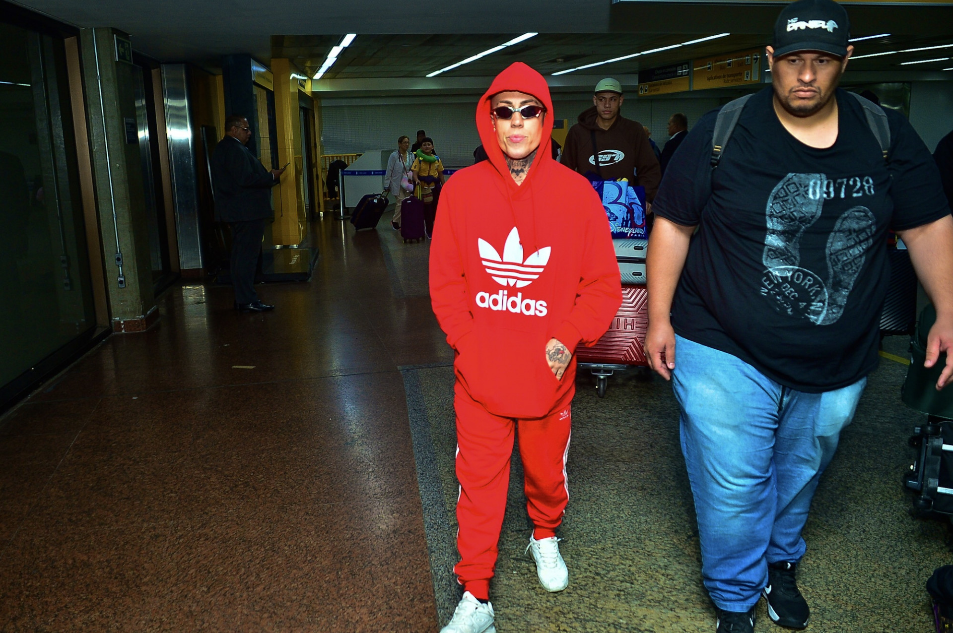 MC Daniel desembarca em aeroporto de São Paulo - Eduardo Martins / Agnews 