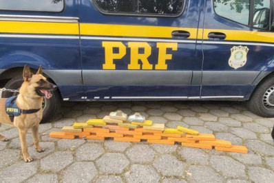 Mulher é presa com 28 quilos de maconha em Piraí