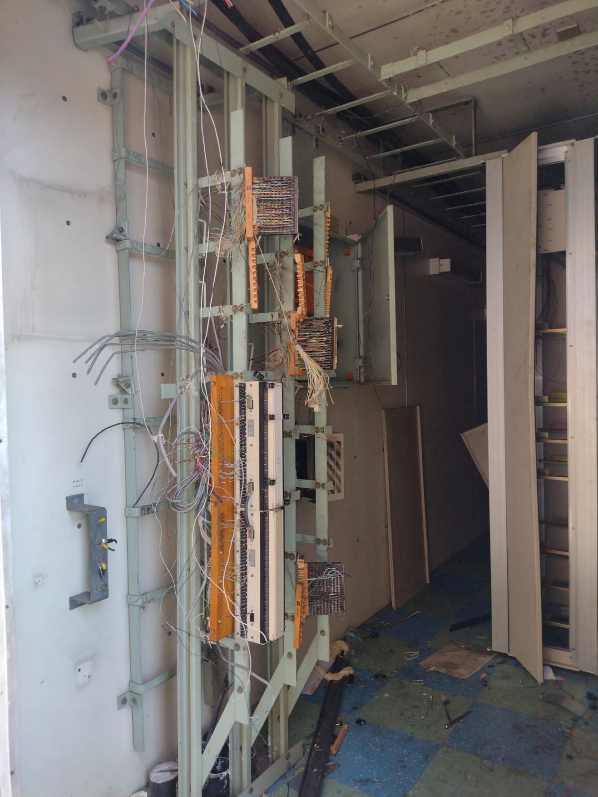 Em razão do ocorrido, não é possível veicular mensagens de serviço - Divulgação/SuperVia