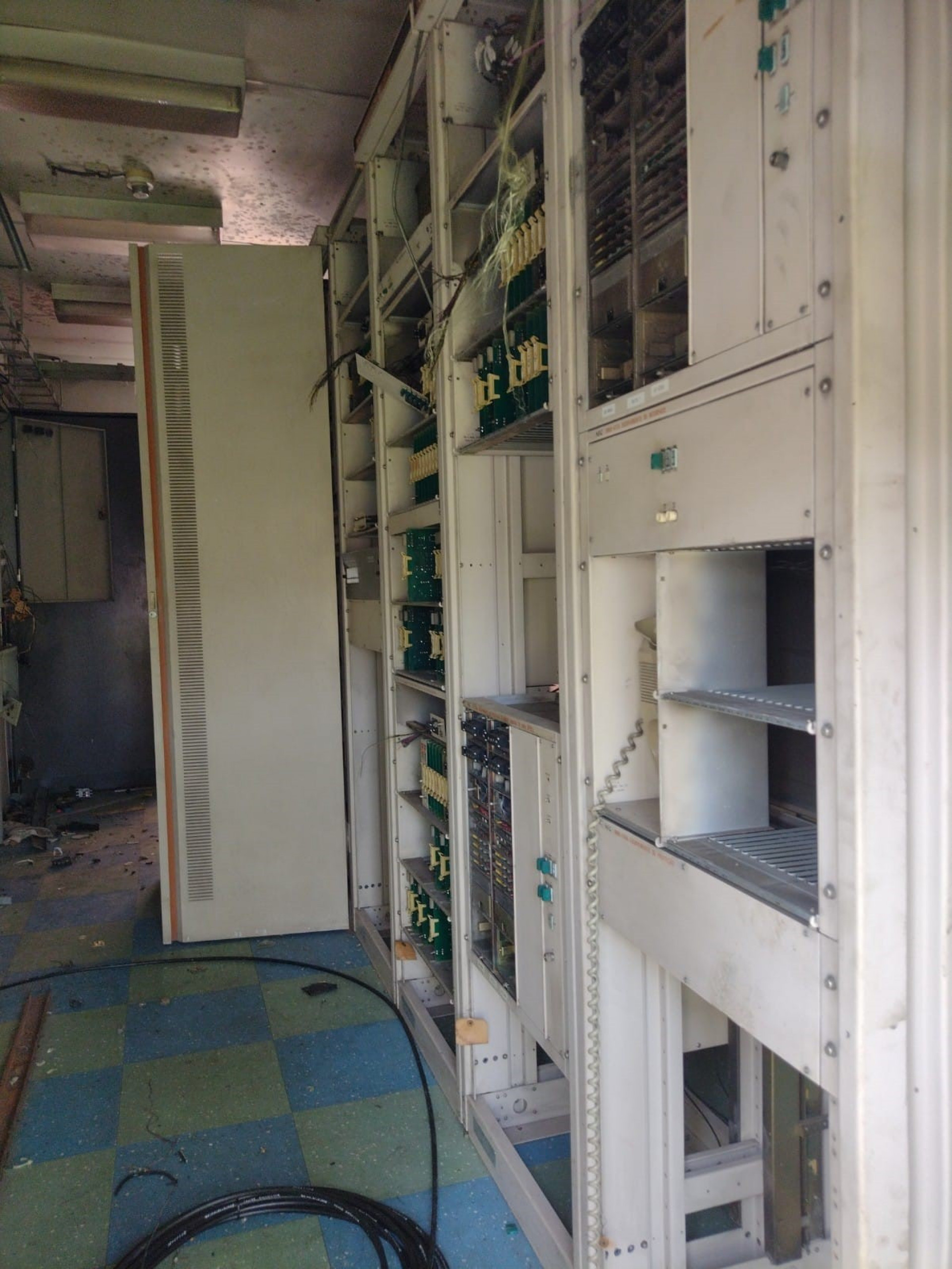 Em razão do ocorrido, não é possível veicular mensagens de serviço - Divulgação/SuperVia