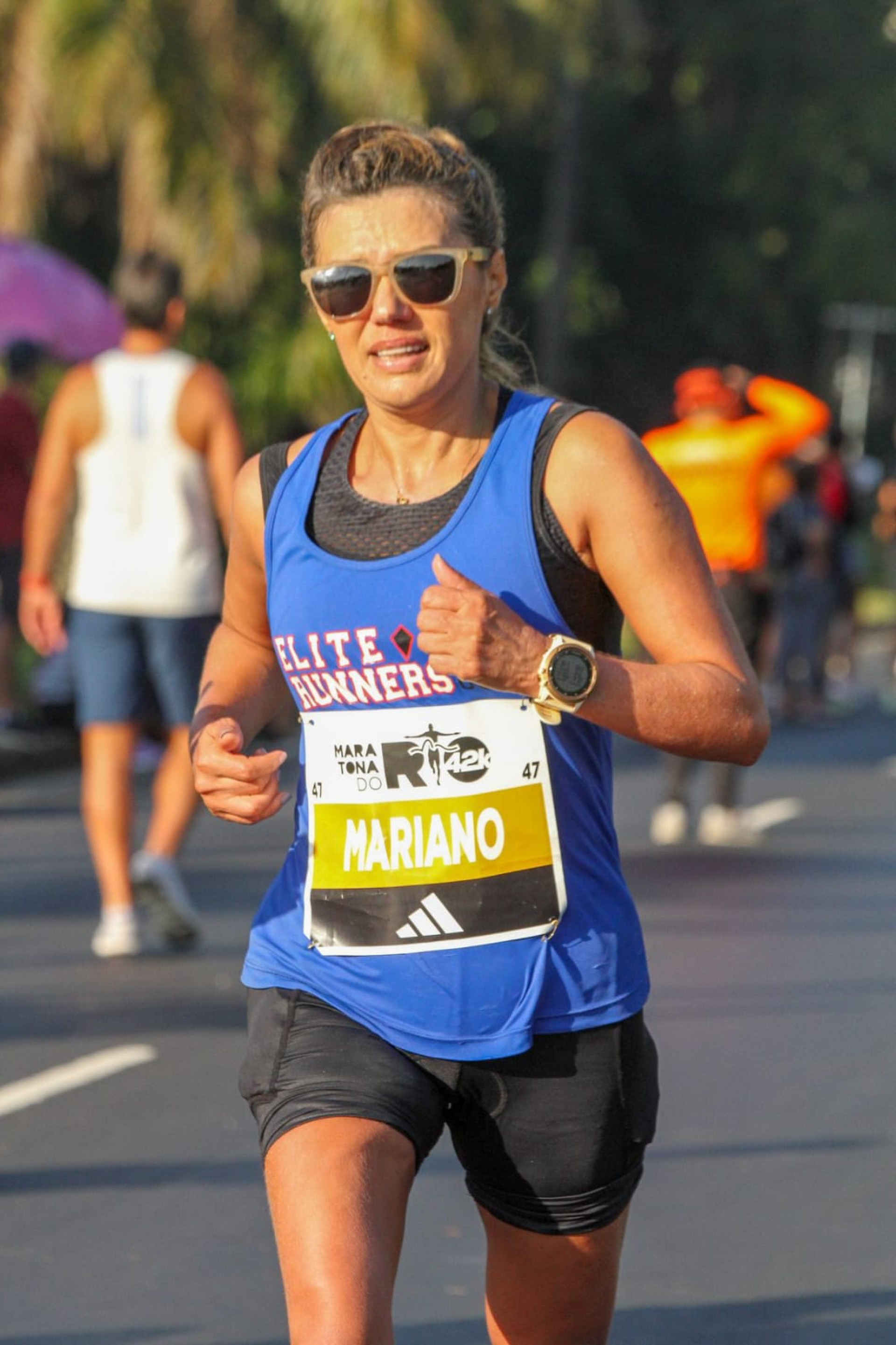 Solange Mariano atleta de Angra na Maratona do Rio - Divulgação/Atleta