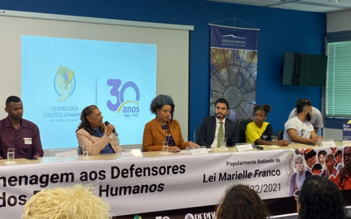 Homenagem aos defensores dos direitos humanos, comunicadores e ambientalistas, na Alerj