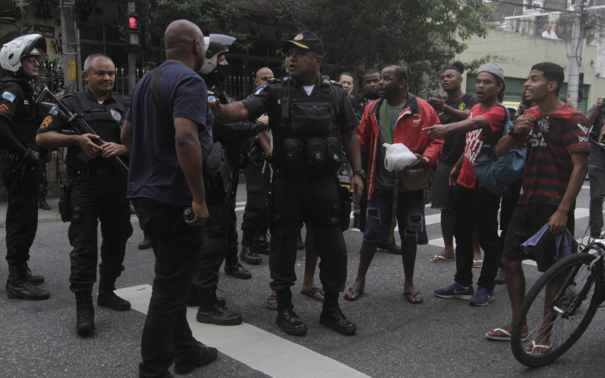 Manifestação no Turano, nesta quinta-feira (15). - Marcos Porto